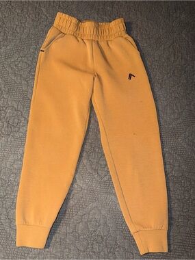 Alphalete Women’s ELMTS Relaxed Cuffed Jogger-Almond Size-Small